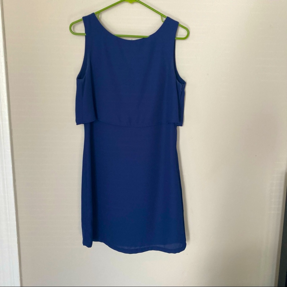 H&M Navy Cape Dress